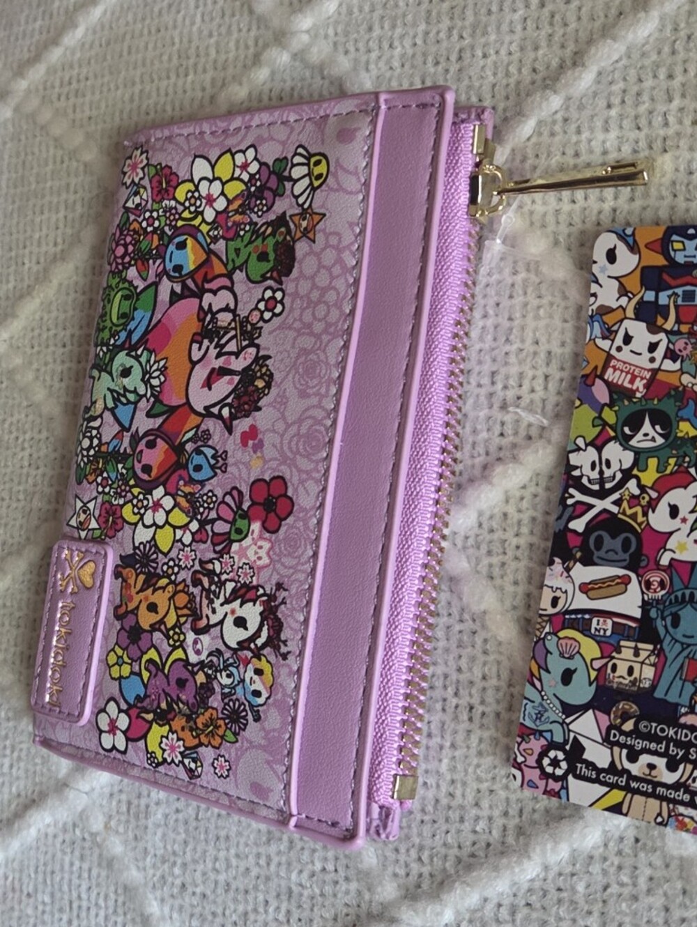 Tokidoki Unicorno Floral Cardholder Wallet - Picture 5 of 11